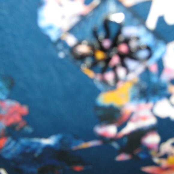 NWT Simply Vera Floral Navy Satchel/Crossbody Purse - Picture 3 of 11